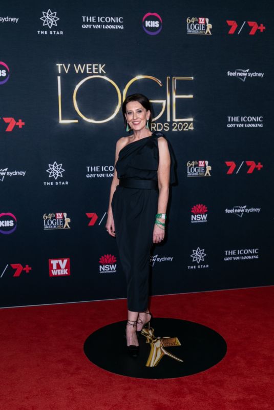 VIRGINIA TRIOLI at 64th TV WEEK Logie Awards at The Star in Sydney 08/18/2024