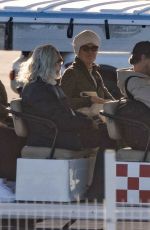 VITTORIA CERETTI and Leonardo DiCaprio Escape LA Wild Fires Along with His Parents 01/10/2025