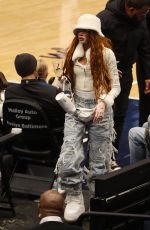 WINNIE HARLOW at Washington Wizards Game at Capital One Arena in Washington, D.C. 01/12/2025