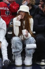 WINNIE HARLOW at Washington Wizards Game at Capital One Arena in Washington, D.C. 01/12/2025