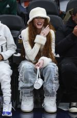 WINNIE HARLOW at Washington Wizards Game at Capital One Arena in Washington, D.C. 01/12/2025
