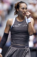 ZHENG QINWEN at Australian Open - Day 4 in Melbourne 01/15/2025