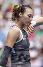 ZHENG QINWEN at Australian Open - Day 4 in Melbourne 01/15/2025