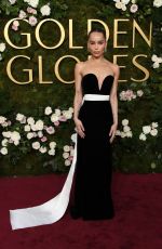 ZOE KRAVITZ at 82nd Annual Golden Globes Awards in Beverly Hills 01/05/2025