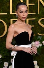 ZOE KRAVITZ at 82nd Annual Golden Globes Awards in Beverly Hills 01/05/2025