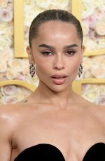 ZOE KRAVITZ at 82nd Annual Golden Globes Awards in Beverly Hills 01/05/2025