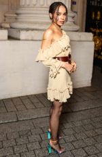 ZOE KRAVITZ at Saint Laurent Menswear Fall-Winter 2025/2026 Show at Paris Fashion Week 01/28/2025