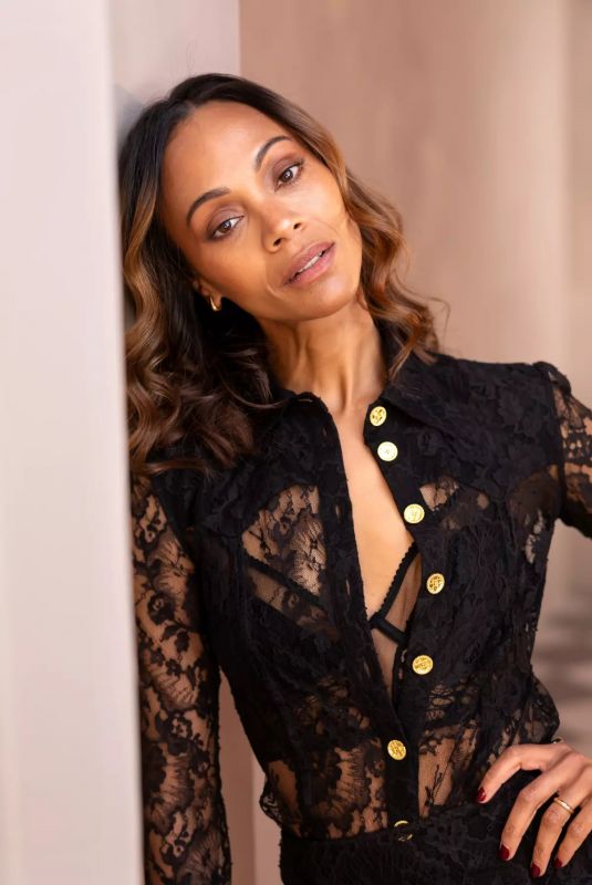ZOE SALDANA for Los Angeles Times Actress Roundtable, January 2025