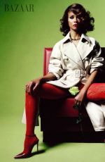 ZOE SALDANA for US Harper