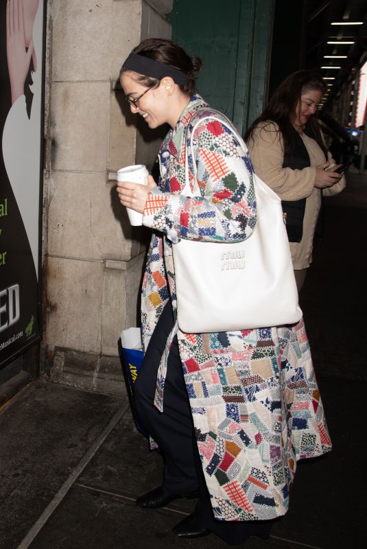 ZOEY DEUTCH Arrives at Our Town Matinee in New York 01/18/2025