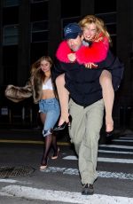 ADDISON RAE Arrives at Danielle Haim