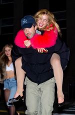 ADDISON RAE Arrives at Danielle Haim