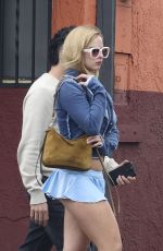 ADDISON RAE Out in a Stylish Denim Look in Los Angeles 02/06/2025