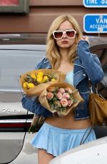 ADDISON RAE Out in a Stylish Denim Look in Los Angeles 02/06/2025