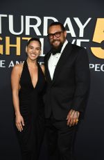 ADRIA ARJONA and Jason Momoa at SNL50: The Anniversary Special in New York City 02/16/2025