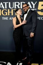ADRIA ARJONA and Jason Momoa at SNL50: The Anniversary Special in New York City 02/16/2025