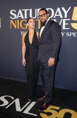 ADRIA ARJONA and Jason Momoa at SNL50: The Anniversary Special in New York City 02/16/2025