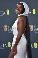 AJ ODUDU at EE BAFTA Film Awards 2025 in London 02/16/2025