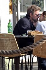 ALESSANDRA AMBROSIO and Buck Palmershares at Great Whites in Venice 02/20/2025