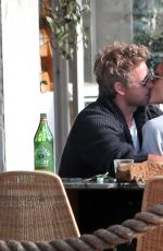 ALESSANDRA AMBROSIO and Buck Palmershares at Great Whites in Venice 02/20/2025