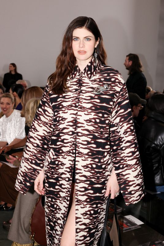 ALEXANDRA DADDARIO at Tory Burch Fall/Winter 2025 Show at New York Fashion Week 02/10/2025
