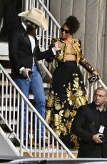 ALICIA KEYS and Post Malone Leaves Clive Davis