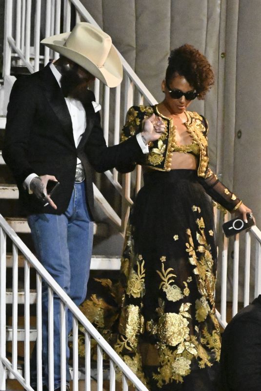 ALICIA KEYS and Post Malone Leaves Clive Davis