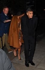 AMAL and George CLOONEY Out for Dinner Date at Waverly Inn in New York City 02/01/2025