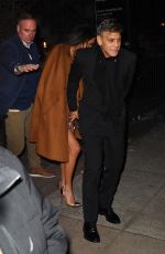 AMAL and George CLOONEY Out for Dinner Date at Waverly Inn in New York City 02/01/2025