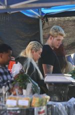 AMANDA BYNES Out at Farmers Market in Los Angeles 02/09/2025