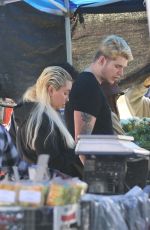 AMANDA BYNES Out at Farmers Market in Los Angeles 02/09/2025
