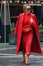 AMANDA HOLDEN Arrives at Global Radio in London 02/02/2025