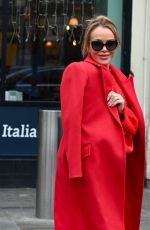 AMANDA HOLDEN Arrives at Global Radio in London 02/02/2025