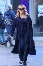 AMANDA HOLDEN Arrivesat Heart Radio in London 02/05/2025