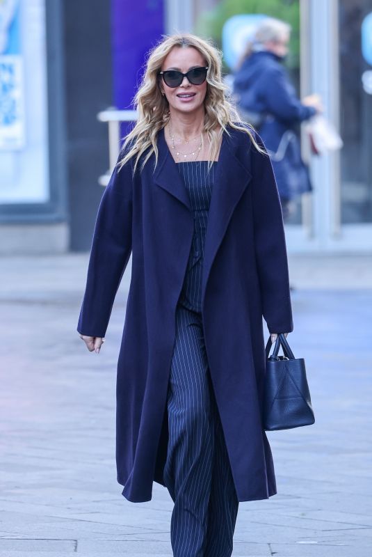 AMANDA HOLDEN Arrivesat Heart Radio in London 02/05/2025