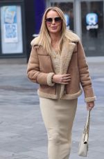 AMANDA HOLDEN Leaves Heart Radio in Lodndon 02/03/2025