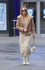 AMANDA HOLDEN Leaves Heart Radio in Lodndon 02/03/2025