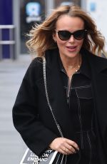 AMANDA HOLDEN  Leaves Heart Radio Studios in London 02/10/2025