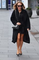 AMANDA HOLDEN  Leaves Heart Radio Studios in London 02/10/2025