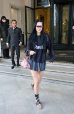 AMELIA HAMLIN Heading to Prada Fashion Show in Milan 02/27/2025