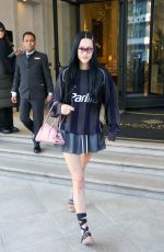 AMELIA HAMLIN Heading to Prada Fashion Show in Milan 02/27/2025