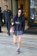 AMELIA HAMLIN Heading to Prada Fashion Show in Milan 02/27/2025
