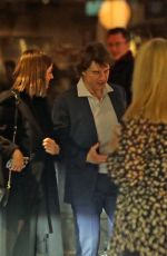 ANA DE ARMAS Out for Dinner with Tom Cruise in London 02/13/2025