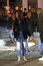 ANA DE ARMAS Out for Dinner with Tom Cruise in London 02/13/2025