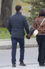 ANA DE ARMAS Out with Boyfriend Manuel Anido in Madrid 02/17/2025