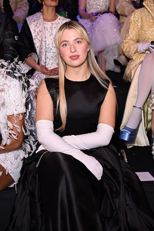 ANAIS GALLAGHER at Richard Quinn Fashion Show at LFW in London 02/21/2025