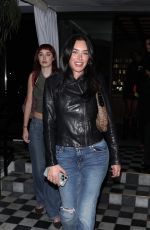 ANASTASIA KARANIKOLAOU Night Out at The Bird Streets Club in West Hollywood 02/02/2025