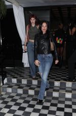 ANASTASIA KARANIKOLAOU Night Out at The Bird Streets Club in West Hollywood 02/02/2025