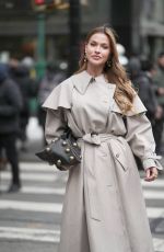 ANDRESSA SUITA Out at New York Fashion Week 02/08/2025