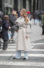 ANDRESSA SUITA Out at New York Fashion Week 02/08/2025